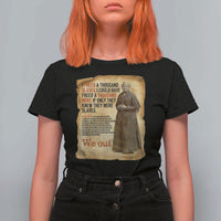 Harriet Tubman We Out T Shirt For Women Vintage Black History Gift - Wonder Print Shop