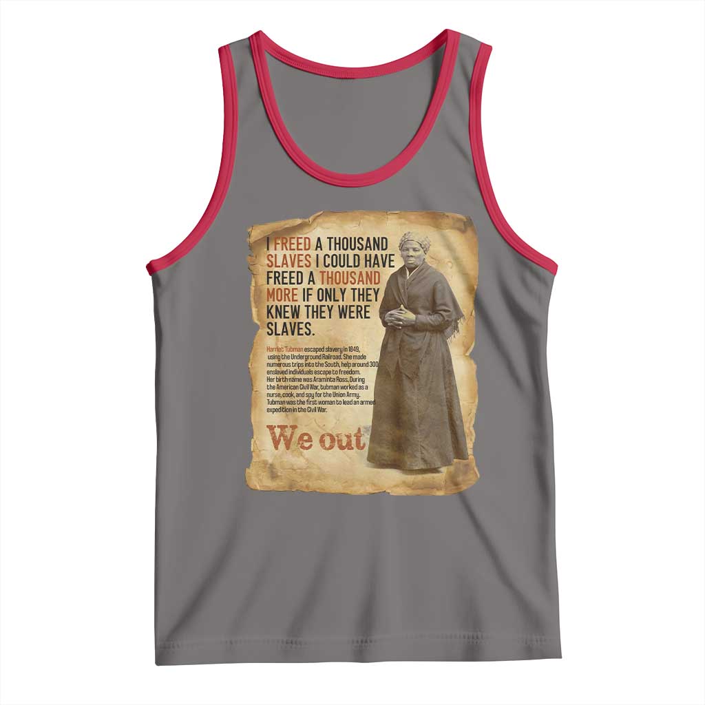 Harriet Tubman We Out Tank Top Vintage Black History Gift - Wonder Print Shop