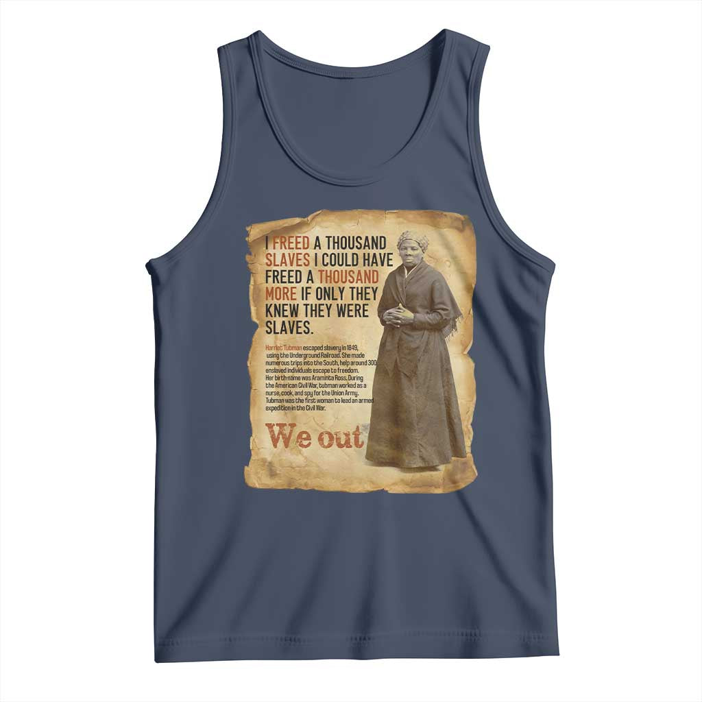 Harriet Tubman We Out Tank Top Vintage Black History Gift - Wonder Print Shop
