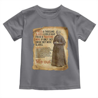 Harriet Tubman We Out Toddler T Shirt Vintage Black History Gift - Wonder Print Shop