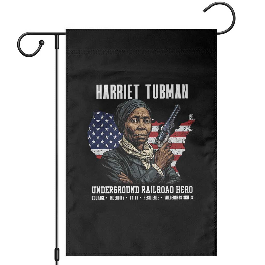 Harriet Tubman Patriotic Garden Flag Female Empowerment History Gift