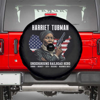 Harriet Tubman Patriotic Spare Tire Cover Female Empowerment History Gift