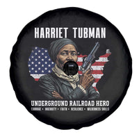 Harriet Tubman Patriotic Spare Tire Cover Female Empowerment History Gift
