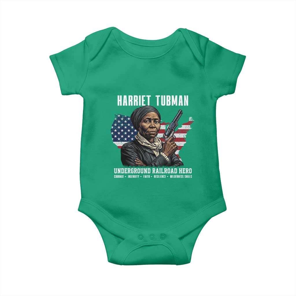 Harriet Tubman Patriotic Baby Onesie Female Empowerment History Gift