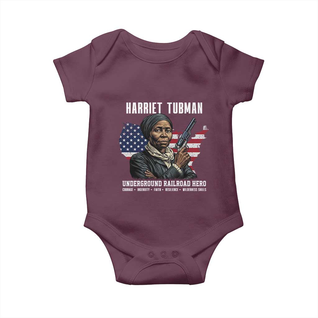 Harriet Tubman Patriotic Baby Onesie Female Empowerment History Gift