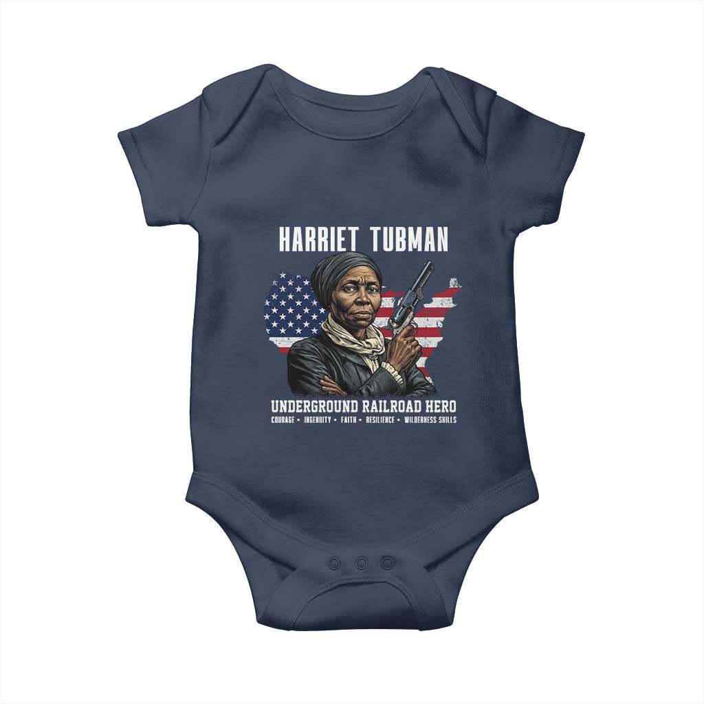 Harriet Tubman Patriotic Baby Onesie Female Empowerment History Gift