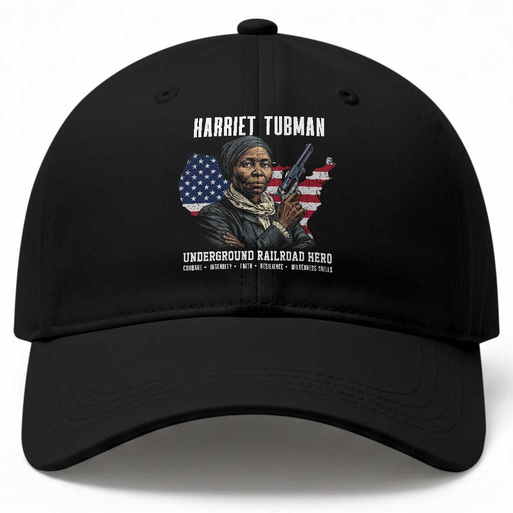Harriet Tubman Patriotic Baseball Cap Female Empowerment History Gift