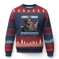 Harriet Tubman Patriotic Ugly Christmas Sweater Female Empowerment History Gift