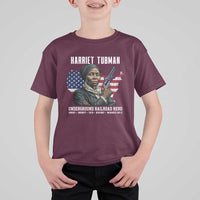 Harriet Tubman Patriotic T Shirt For Kid Female Empowerment History Gift