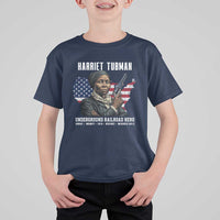 Harriet Tubman Patriotic T Shirt For Kid Female Empowerment History Gift