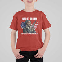 Harriet Tubman Patriotic T Shirt For Kid Female Empowerment History Gift