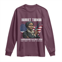 Harriet Tubman Patriotic Long Sleeve Shirt Female Empowerment History Gift