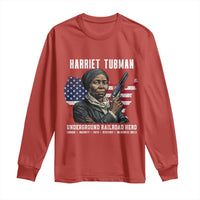 Harriet Tubman Patriotic Long Sleeve Shirt Female Empowerment History Gift