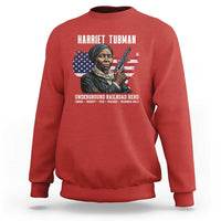 Harriet Tubman Patriotic Sweatshirt Female Empowerment History Gift