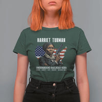 Harriet Tubman Patriotic T Shirt For Women Female Empowerment History Gift
