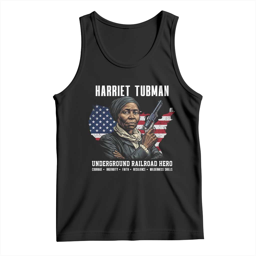 Harriet Tubman Patriotic Tank Top Female Empowerment History Gift