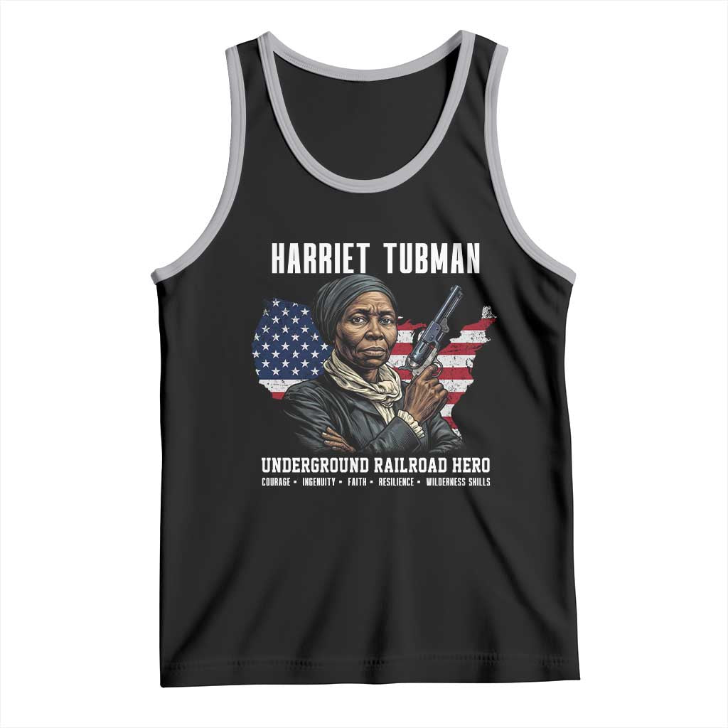 Harriet Tubman Patriotic Tank Top Female Empowerment History Gift