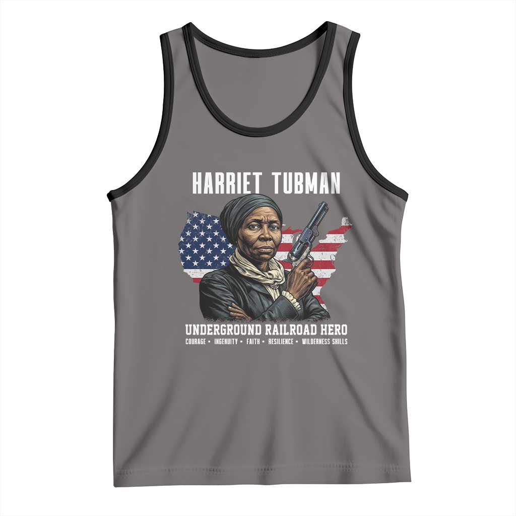 Harriet Tubman Patriotic Tank Top Female Empowerment History Gift
