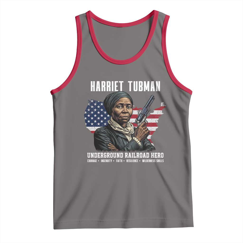 Harriet Tubman Patriotic Tank Top Female Empowerment History Gift
