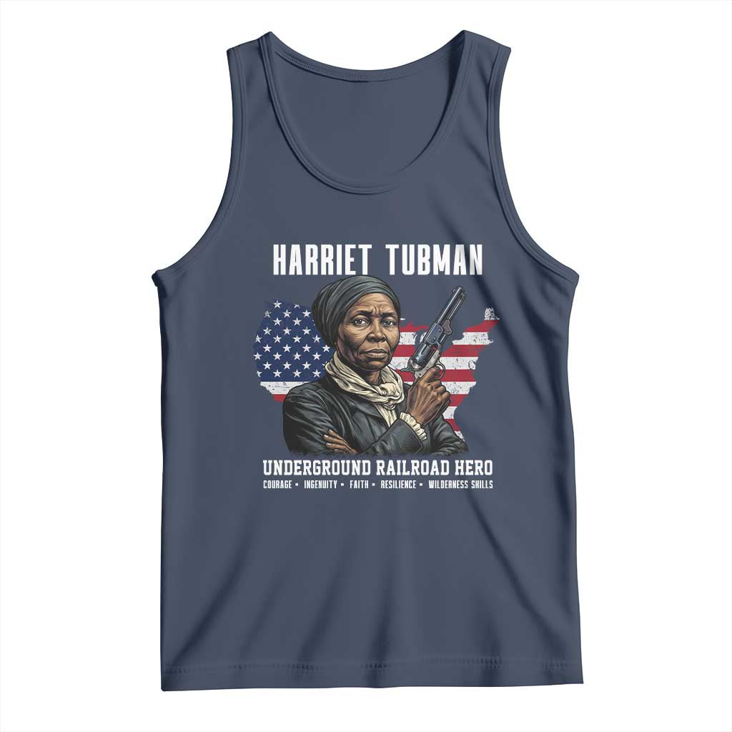 Harriet Tubman Patriotic Tank Top Female Empowerment History Gift