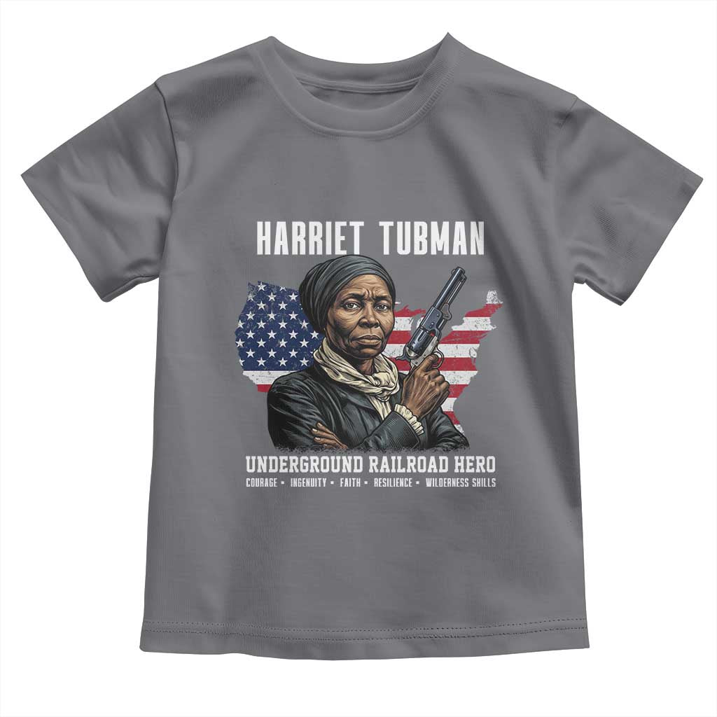 Harriet Tubman Patriotic Toddler T Shirt Female Empowerment History Gift