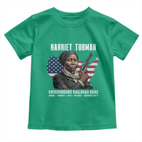 Harriet Tubman Patriotic Toddler T Shirt Female Empowerment History Gift