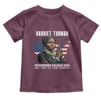 Harriet Tubman Patriotic Toddler T Shirt Female Empowerment History Gift