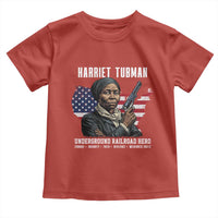 Harriet Tubman Patriotic Toddler T Shirt Female Empowerment History Gift