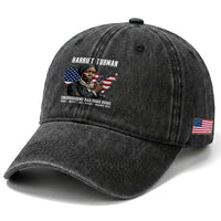 Harriet Tubman Patriotic Washed Cotton Baseball Cap Female Empowerment History Gift