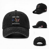 Harriet Tubman Patriotic Washed Cotton Baseball Cap Female Empowerment History Gift