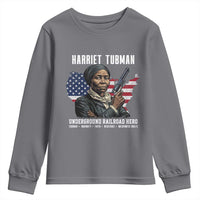 Harriet Tubman Patriotic Youth Sweatshirt Female Empowerment History Gift