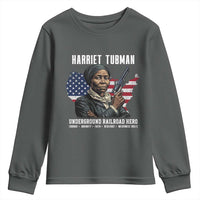 Harriet Tubman Patriotic Youth Sweatshirt Female Empowerment History Gift