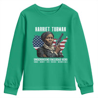Harriet Tubman Patriotic Youth Sweatshirt Female Empowerment History Gift