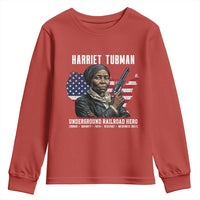 Harriet Tubman Patriotic Youth Sweatshirt Female Empowerment History Gift