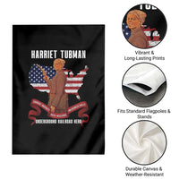 Harriet Tubman Patriotic Garden Flag Strong Black Women Pride