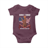 Harriet Tubman Patriotic Baby Onesie Strong Black Women Pride