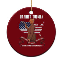 Harriet Tubman Patriotic Ceramic Ornament Strong Black Women Pride