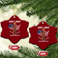 Harriet Tubman Patriotic Ceramic Ornament Strong Black Women Pride