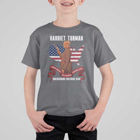 Harriet Tubman Patriotic T Shirt For Kid Strong Black Women Pride