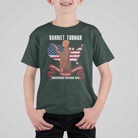 Harriet Tubman Patriotic T Shirt For Kid Strong Black Women Pride