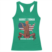 Harriet Tubman Patriotic Racerback Tank Top Strong Black Women Pride