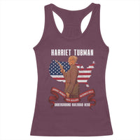 Harriet Tubman Patriotic Racerback Tank Top Strong Black Women Pride