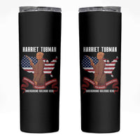 Harriet Tubman Patriotic Skinny Tumbler Strong Black Women Pride