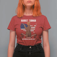 Harriet Tubman Patriotic T Shirt For Women Strong Black Women Pride