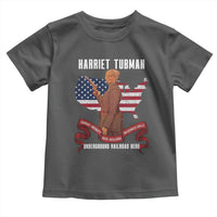 Harriet Tubman Patriotic Toddler T Shirt Strong Black Women Pride