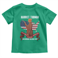Harriet Tubman Patriotic Toddler T Shirt Strong Black Women Pride
