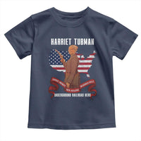 Harriet Tubman Patriotic Toddler T Shirt Strong Black Women Pride