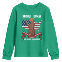 Harriet Tubman Patriotic Youth Sweatshirt Strong Black Women Pride