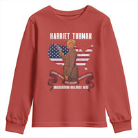 Harriet Tubman Patriotic Youth Sweatshirt Strong Black Women Pride