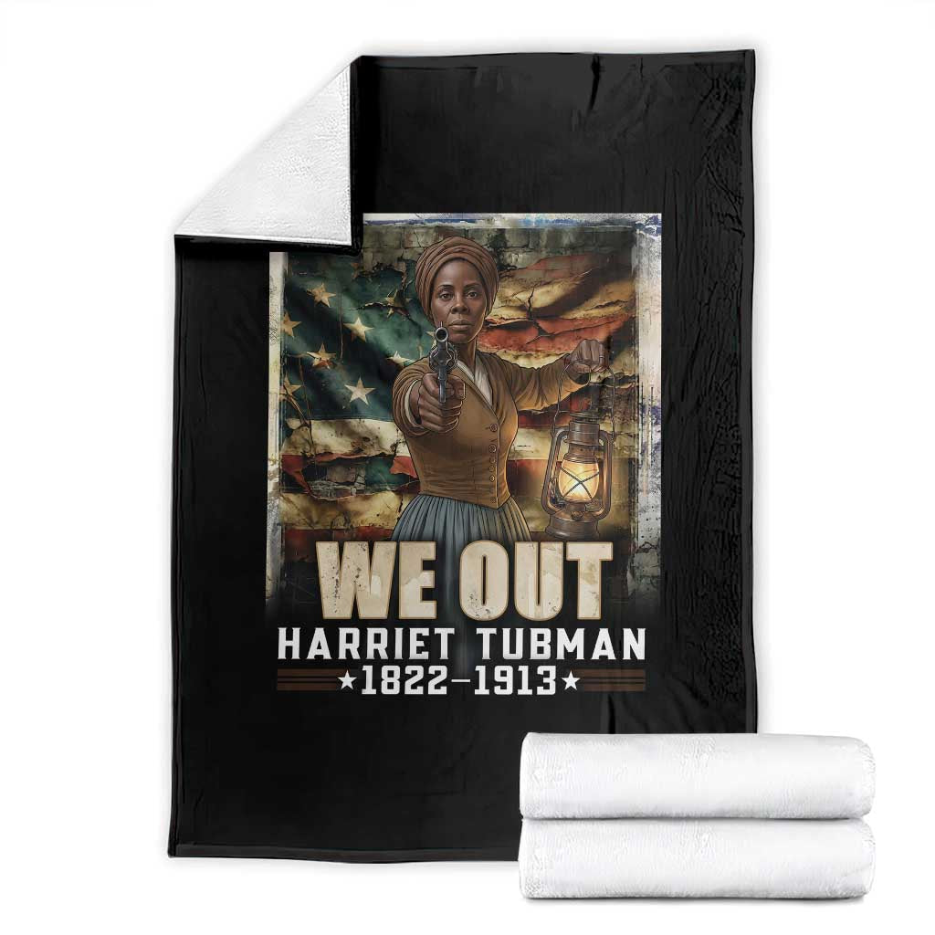 Harriet Tubman Throw Blanket We Out Civil Rights History Movement Gift